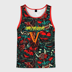 Мужская майка без рукавов God of War битва огня