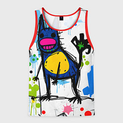 Мужская майка без рукавов Веселые зверята