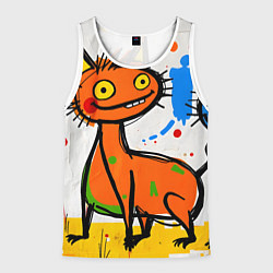 Мужская майка без рукавов Смешные зверята