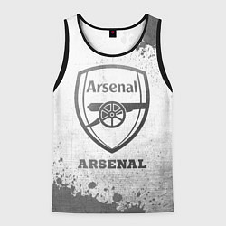 Мужская майка без рукавов Arsenal - white gradient