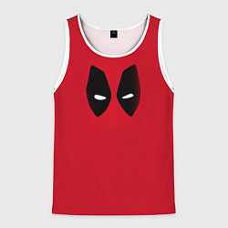 Мужская майка без рукавов Дэдпул взгляд