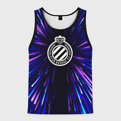 Майка-безрукавка мужская Club Brugge neon energy, цвет: 3D-черный