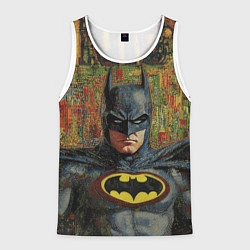 Мужская майка без рукавов Текстурный Бэтмен