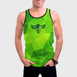 Майка-безрукавка мужская Nazareth green poly, цвет: 3D-черный — фото 2