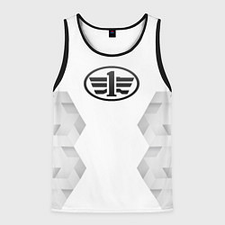 Мужская майка без рукавов FAW white poly