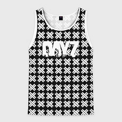 Майка-безрукавка мужская Dayz крестики, цвет: 3D-белый