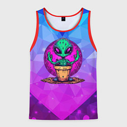 Мужская майка без рукавов Кактус в виде инопланетянина