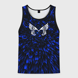 Майка-безрукавка мужская Placebo blue energy, цвет: 3D-черный