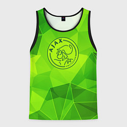 Майка-безрукавка мужская Ajax green poly, цвет: 3D-черный