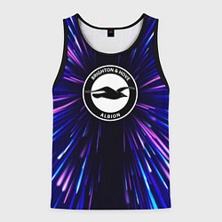 Майка-безрукавка мужская Brighton neon energy, цвет: 3D-черный