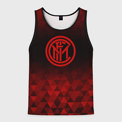 Мужская майка без рукавов Inter red poly