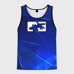 Майка-безрукавка мужская Limp Bizkit blue poly, цвет: 3D-черный