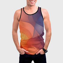 Майка-безрукавка мужская Летящая вуаль, цвет: 3D-черный — фото 2