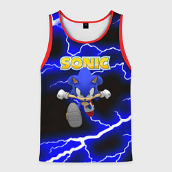 Мужская майка без рукавов Sonic storm electro