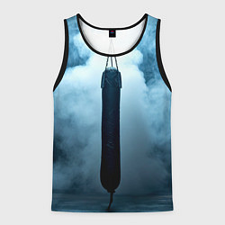 Мужская майка без рукавов Боксерская груша в дыму