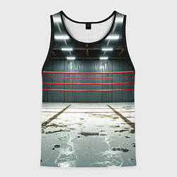 Мужская майка без рукавов Красный ринг