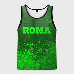 Мужская майка без рукавов Roma - green gradient посередине