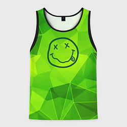 Мужская майка без рукавов Nirvana green poly