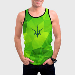 Майка-безрукавка мужская Code Geass green poly, цвет: 3D-черный — фото 2