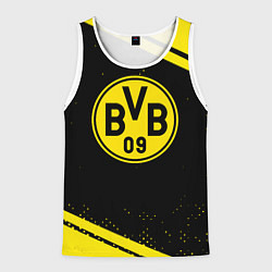 Майка-безрукавка мужская Borussia полосы, цвет: 3D-белый