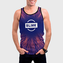 Майка-безрукавка мужская Blackpink red energy, цвет: 3D-черный — фото 2