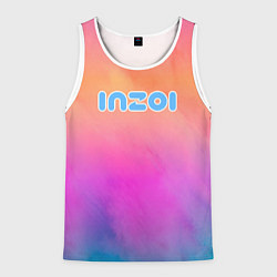 Мужская майка без рукавов Inzoi розово-оранжевый фон