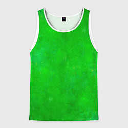 Майка-безрукавка мужская Свет зелёного фонаря, цвет: 3D-белый
