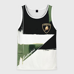 Мужская майка без рукавов Ламборджини логотип