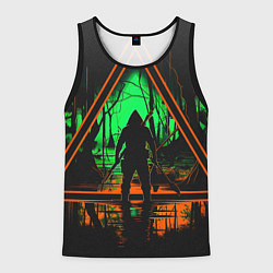 Мужская майка без рукавов Выживание в лесу