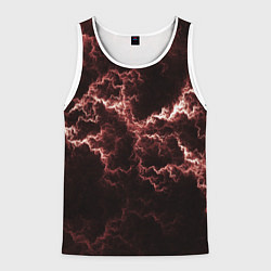 Мужская майка без рукавов Lightning red