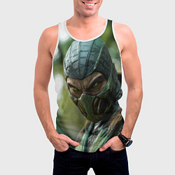 Майка-безрукавка мужская Рептилия МК, цвет: 3D-белый — фото 2