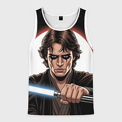 Мужская майка без рукавов Энакин скайуокер звездные войны