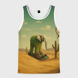 Мужская майка без рукавов Лирили ларила мем