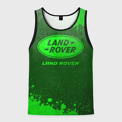 Мужская майка без рукавов Land Rover - green gradient