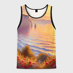 Мужская майка без рукавов Рассветный залив