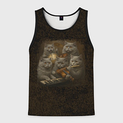 Мужская майка без рукавов Когда Наташа музыкант