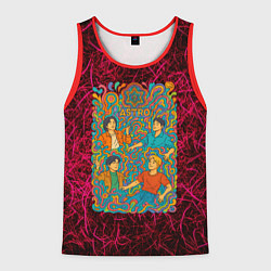 Мужская майка без рукавов Astro в стиле психоделики