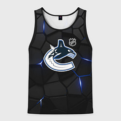Майка-безрукавка мужская Ванкувер Кэнакс - НХЛ хоккей, цвет: 3D-черный
