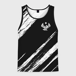 Майка-безрукавка мужская Дагестан - брызги, цвет: 3D-черный