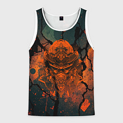 Мужская майка без рукавов Шлем кибернетического самурая