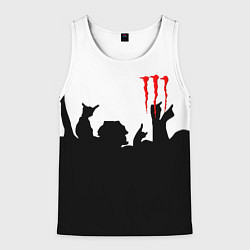 Мужская майка без рукавов Monster energy rock black