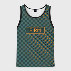 Мужская майка без рукавов Плавающий эффект - Фирм зеленый