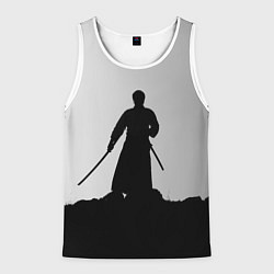 Мужская майка без рукавов Самурай в поле