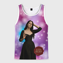 Мужская майка без рукавов Lana Del Rey закрыла глаза