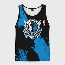Мужская майка без рукавов Даллас Маверикс - брызги краски