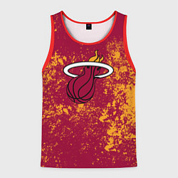 Мужская майка без рукавов Майами Хит - брызги красок