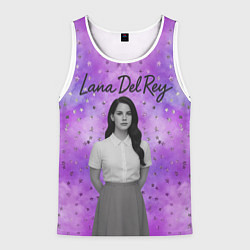 Майка-безрукавка мужская Lana Del Rey в черно-белом, цвет: 3D-белый