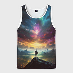 Мужская майка без рукавов Shocking the cosmos