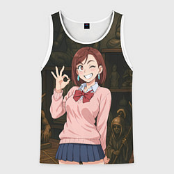 Мужская майка без рукавов Сиратори Айра - знак ок