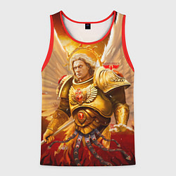 Майка-безрукавка мужская Сангвиний кровавый ангел, цвет: 3D-красный